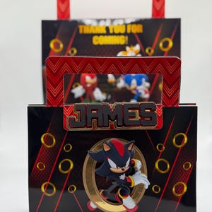 Sonic Shadow Activity Case /Suitcase | Sonic Shadow Party Favours | Sonic Birthday | Sonic Party Decor | Sonic Party Bag Fillers | Colouring