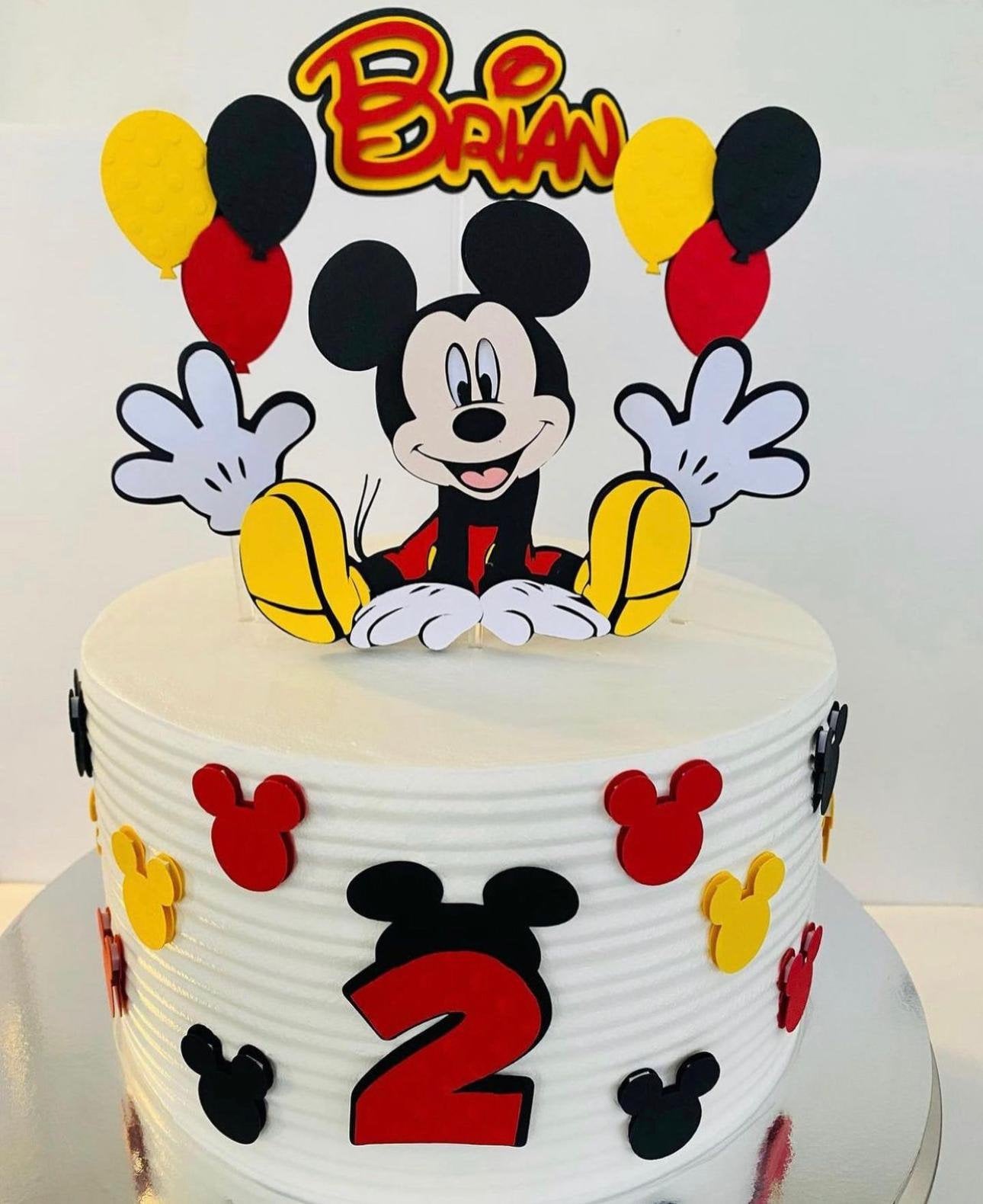 Mickey Mouse Cake - Etsy