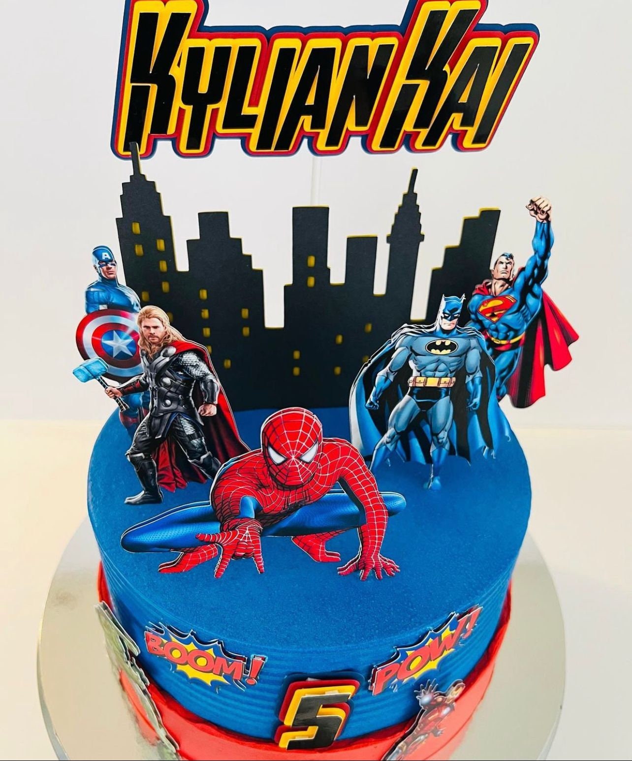 Avengers Cake Topper Avengers Party Avengers Birthday Etsy Australia