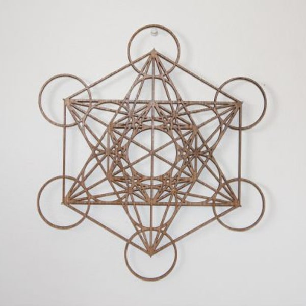 métatron en bois, Cube de metatron sans fond