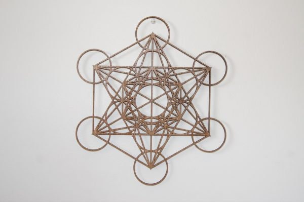 Cube de Metatron en Bois Sans Fond