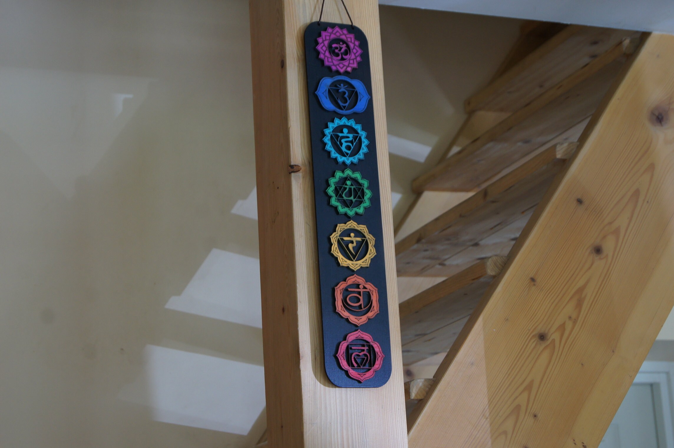 Chakra _ Décoration Murale Meditation Yoga en Bois