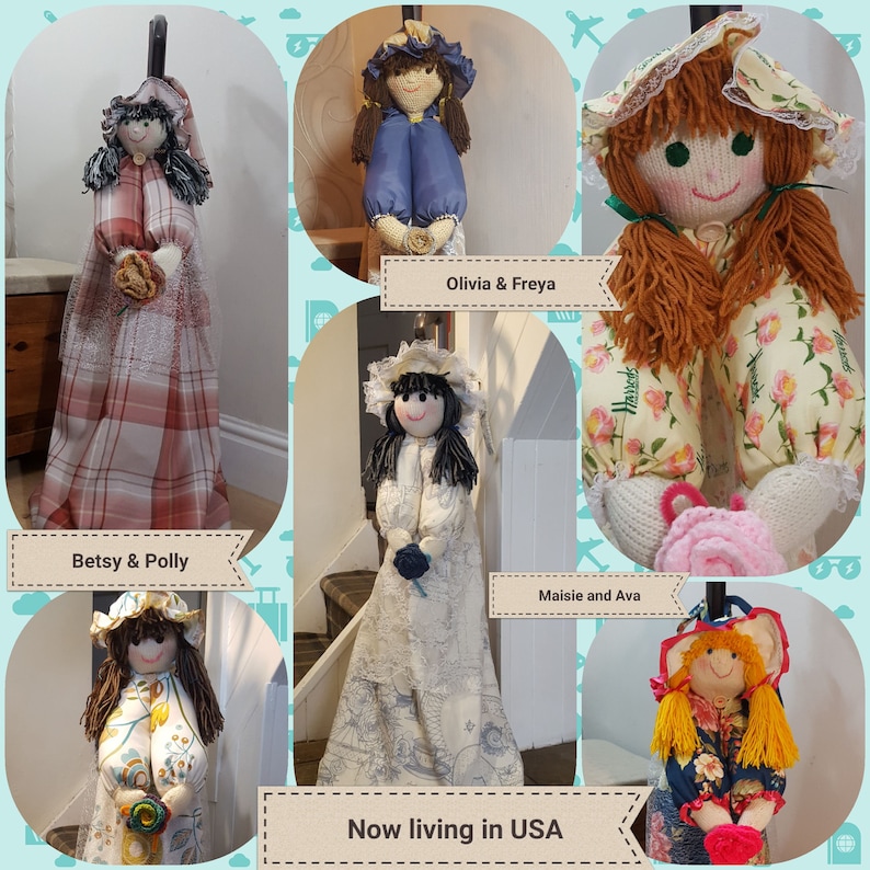 Novelty rag doll Vacuum cleaner cover hoover cover cleaner Etsy