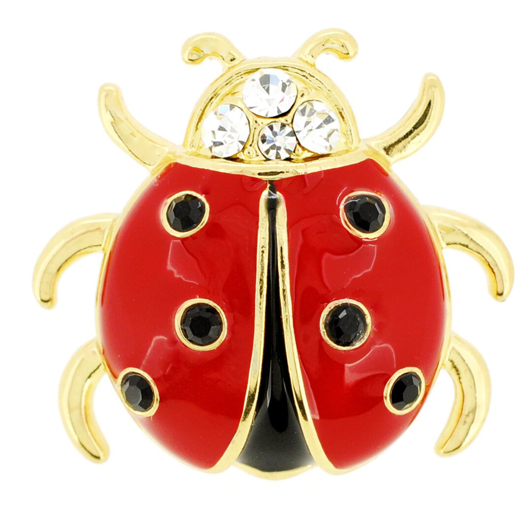Red Ladybug Lapel Pin Etsy