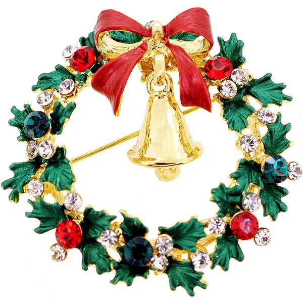 Christmas Wreath Pin 