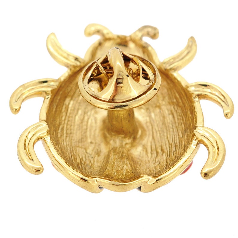 Red Ladybug Lapel Pin Etsy