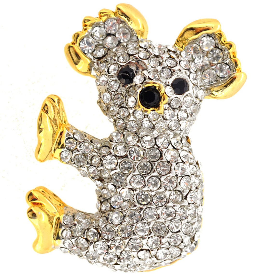 Crystal Koala Pin Brooch Etsy