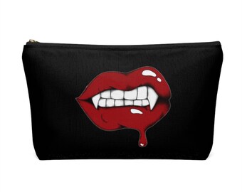 Bolsa de accesorios Red Vampire Lips