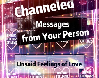 SAME HOUR • Channeled Message From Your Person + Advice • Message From Your Lover • No Contact • Same Day Reading • Immediate Reading