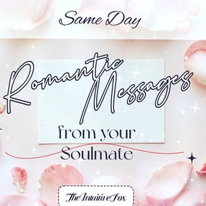 SAME HOUR • Channeled Romantic Messages From Your Soulmate • Sweet Messages From Your Person • Love Messages Tarot Read • Same Day Reading