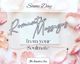 SAME HOUR • Channeled Romantic Messages From Your Soulmate • Sweet Messages From Your Person • Love Messages Tarot Read • Same Day Reading