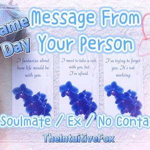 SAME HOUR • Ex No Contact Channeled Message From Your Person • Twin Flame Message • Ex Reading • TCC Reading • Immediate Reading • 48 hours