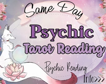 Same Hour Psychic Tarot Reading • 1-3 Question Clarity