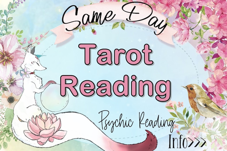 SAME HOUR Tarot Reading Tarot Read 1 Question Reading Same Day Psychic Reading TTC Prediction Psychic Immediate Tarot Read ttc image 1