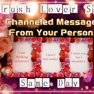 SAME HOUR • Channeled Message From Your Person + Advice • Message From Your Crush • Ex Reading • Same Day Reading • Immediate Reading imagem 1