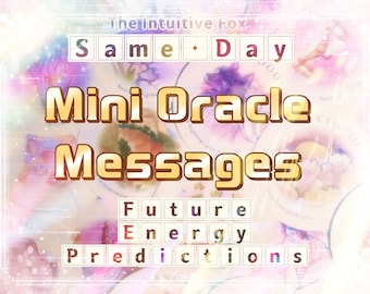 Future Prediction Message SAME HOUR Psychic Predict • TTC Prediction Psychic • Channeled Message • Psychic Read • Same Day Immediate Reading