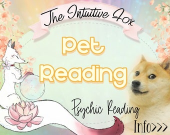 Pet Reading • How Does Your Pet Feel? SAME DAY • Psychic Reading • Immediate Psychic Reading • Mp3 Psychic Reading • TTC Psychic Reading •
