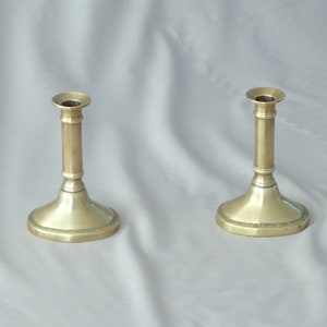 Brass candlestick holders