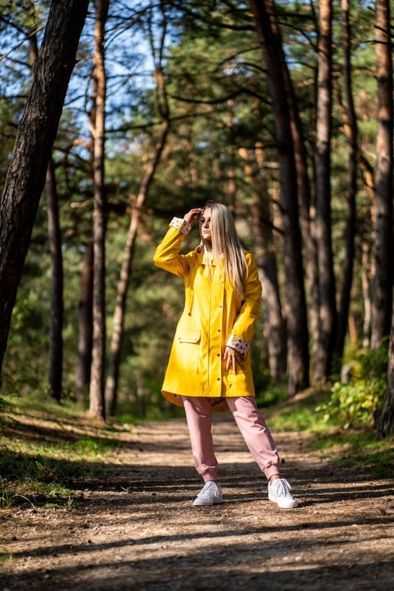 Yellow wax sale raincoat