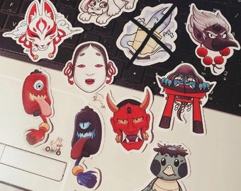 Yokai stickers