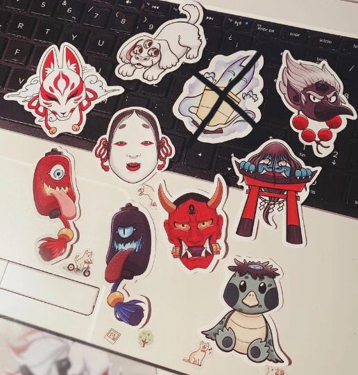 Yokai Stickers Etsy