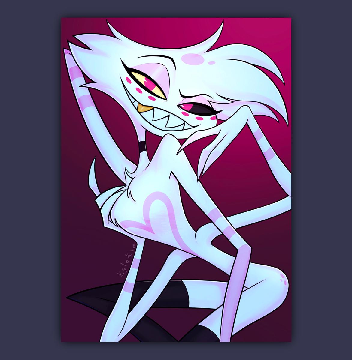 Angel dust hazbin hotel poster - Etsy 日本