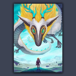 Zelda dragon - print