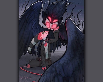 Stolas monster and Blitzo - print