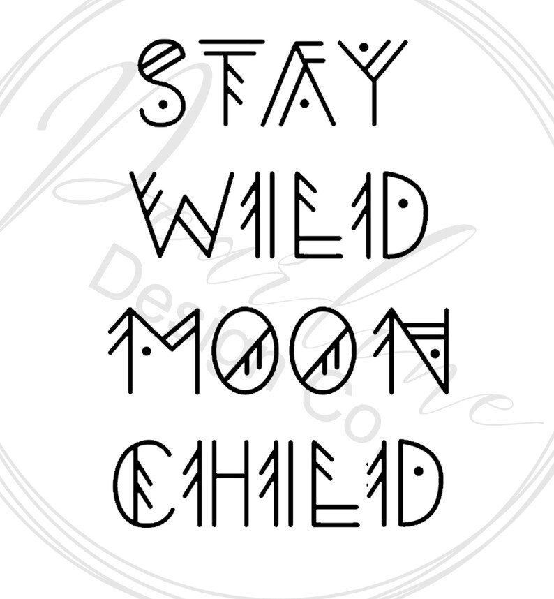 Free Free Stay Wild Moon Child Svg Free 937 SVG PNG EPS DXF File