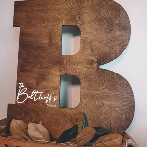 Personalized Engraved Wood Letter Guest Book alternative/ Wedding Sign/ Wedding Guest Book/ Wedding Shower Sign/ wedding guest alternative