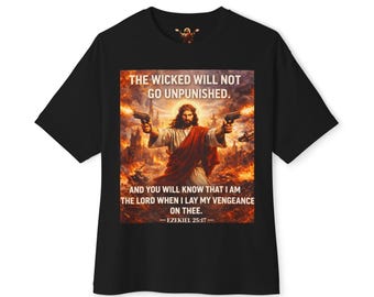 Vengeful Jesus graphic Tee | King of Kings religious shirt