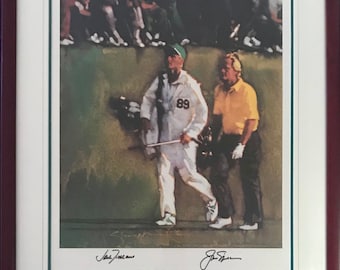 Jack Nicklaus & son Jackie - 1986 Masters Champion