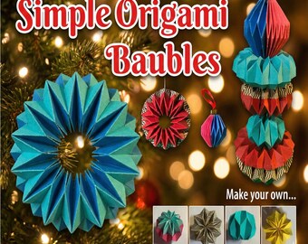 Simple Origami Baubles