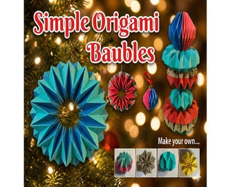 Simple Origami Baubles