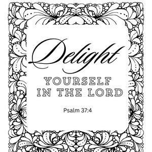 Bible Verse Coloring Pages: Christian Scripture Art (Digital Download)