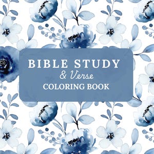 Bible Verse Coloring Book | Bible Study Coloring | Christian Coloring Pages | Digital Download
