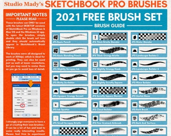 autodesk sketchbook free brushes