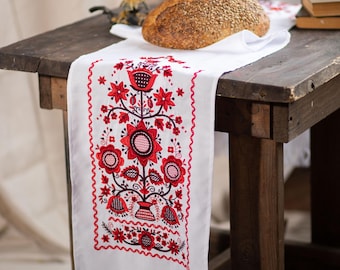 Ukrainian Rushnyk – Embroidered Towel | Wedding Rushnyk, Ukrainian Folk Art, Slavic Home Decor | Made in Ukraine