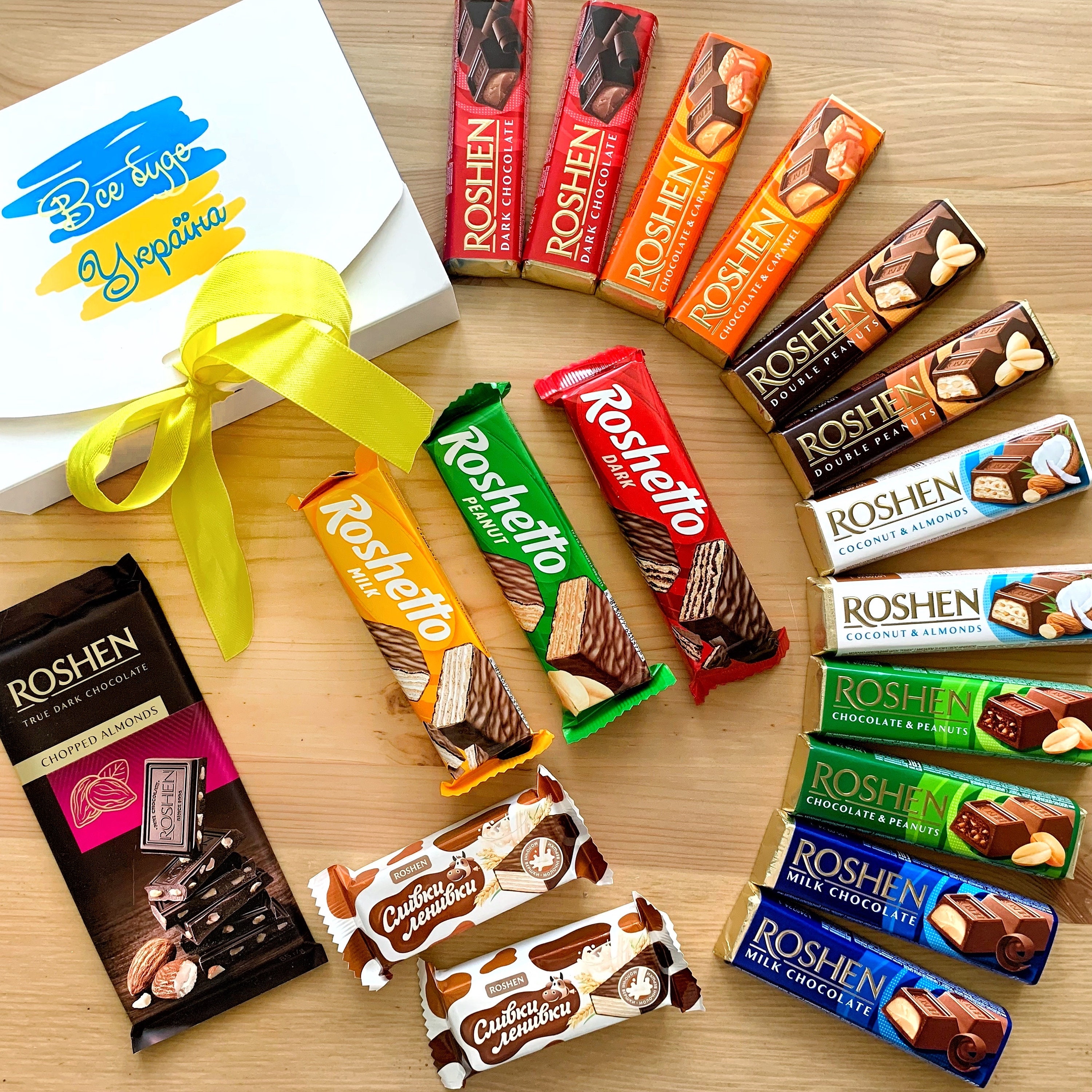 ウクライナチョコレートボックス – お菓子とキャンディーの詰め合わせ