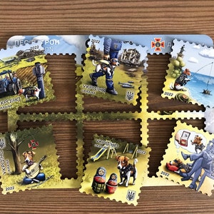 Patron dog Ukraine fridge wooden magnet | made in Ukraine | Ukrainian souvenir | Ukraine gift | Ukrposhta