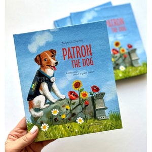 Ukrainian children kids book Patron dog | fairy tales | gift from Ukraine | gifts for kids