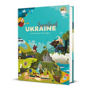 Guia de viagem infantil sobre história ucraniana | Vendedores ucranianos | Presente da Ucrânia