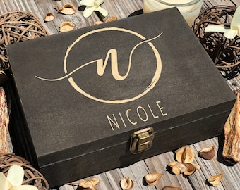 Personalized Wooden Keepsake Box: Bridesmaid Proposal Gift
