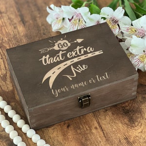 Personalized Wooden Keepsake Box, Engraved Memory Box