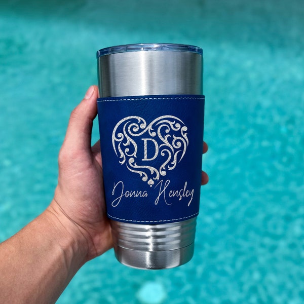 Custom 20oz Tumbler - Great for Best Friend, Babysitter, Coach - Ideal for Birthdays, Valentine's, Father's Day Love Gifts