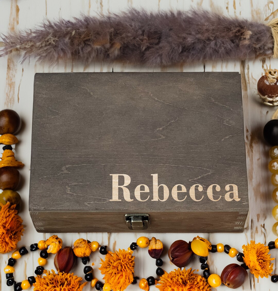 Engraved Wooden Keepsake Box: Personalized Memory Chest, Custom Name - Etsy