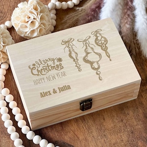 Scatola ricordo in legno personalizzata: regalo commemorativo inciso