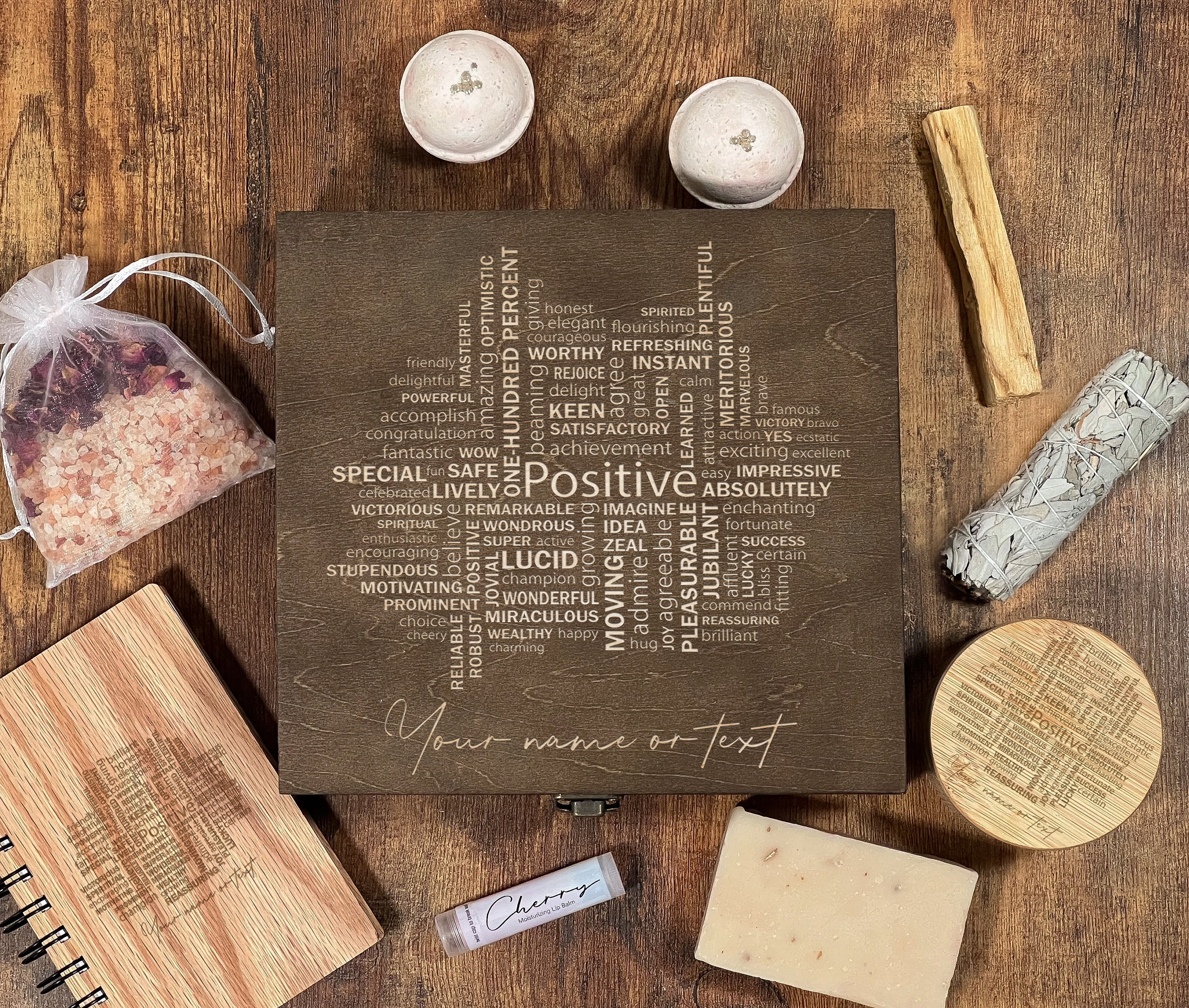Personalized Wooden Keepsake Box: Engraved Gift Set - Etsy
