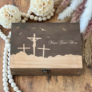 Personalized Wooden Keepsake Box: Engraved Memorial Gift