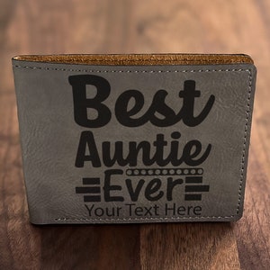 Best Aunte Ever Geldbeutel: Besonderer Tante Token - Perfektes Geschenk zum Geburtstag, Muttertag, Weihnachten oder einfach nur so